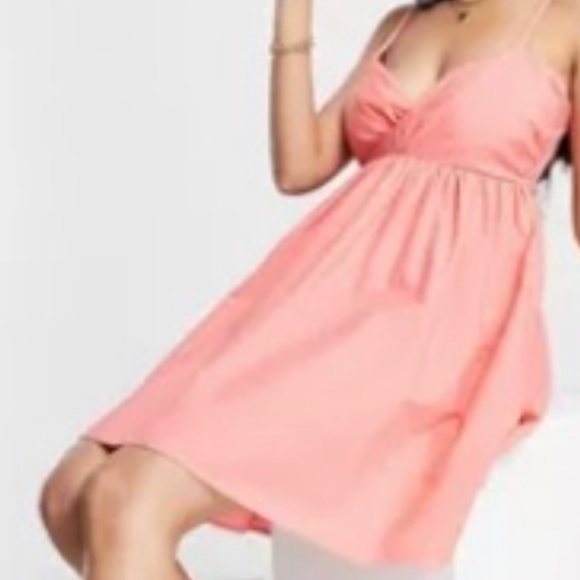 NWT, ASOS DESIGN, BABYDOLL MINI SUN DRESS - Picture 6 of 6